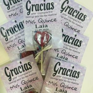 Piruleta Personalizada para Eventos Especiales